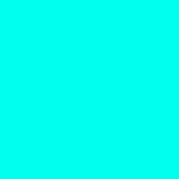 Turquoise Blue color #00FFEF